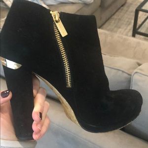 Suede MK booties